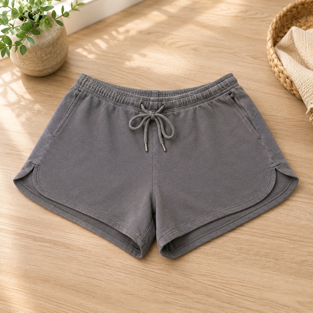 NWT BP Nordstrom Waffle Knit Shorts Womens Large Black Thermal Lounge Pajama